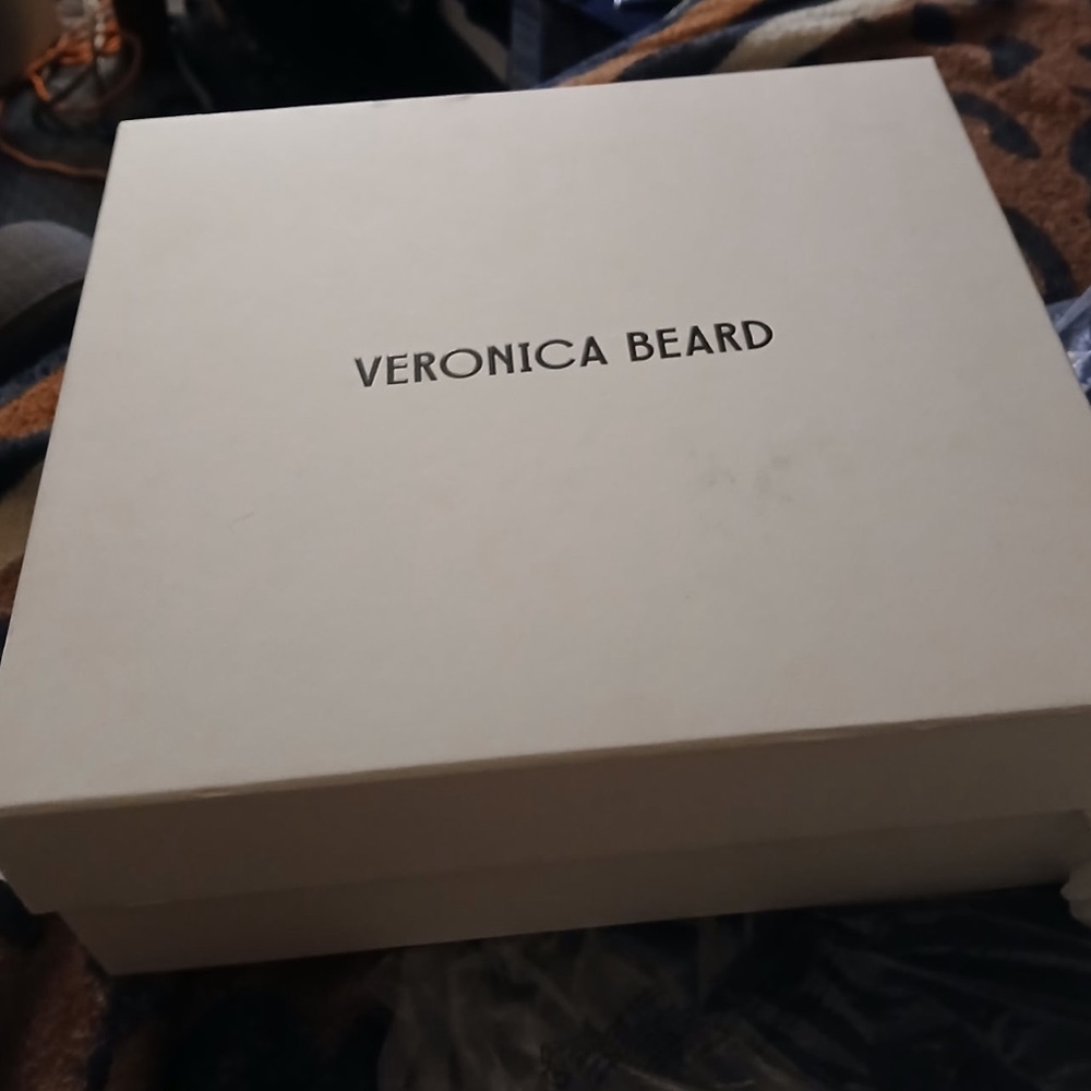 Veronica Beard Lisa Mid Heel Ankle Boots, Elegant Suede Hazelwood Color - Picture 8 of 8